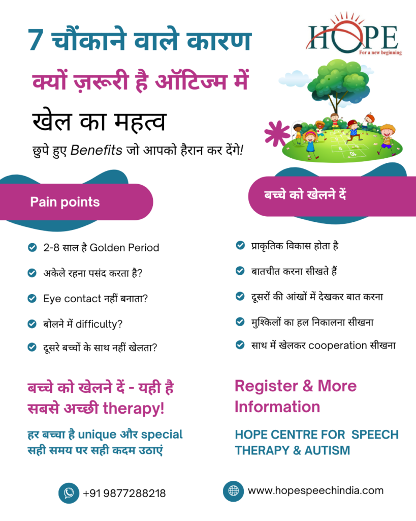 ऑटिज्म में खेल का महत्व | autism mein khel ka mahatva